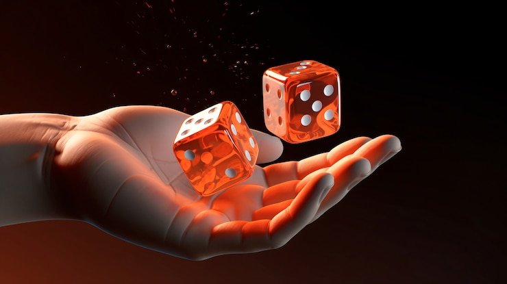 Pengguna membaca ketentuan Hadiah di ponsel